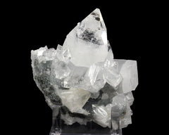 Apophyllite, Clear on Chalcedony