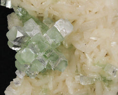 "Disco Ball" Apophyllite on Stilbite