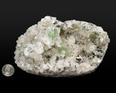 "Disco Ball" Apophyllite on Stilbite