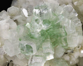 "Disco Ball" Apophyllite on Stilbite