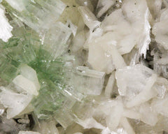 "Disco Ball" Apophyllite on Stilbite