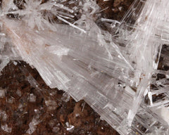 Apophyllite with Scolecite on Matrix