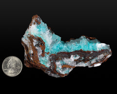 Aurichalcite with Calcite