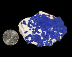 Azurite on Kaolinite