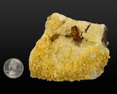 Barite on Calcite