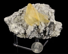 Calcite with Stibnite