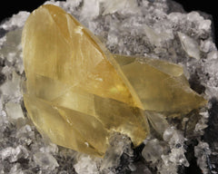 Calcite with Stibnite