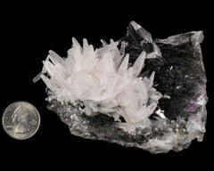 Calcite on Quartz