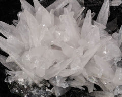 Calcite on Quartz