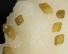 Calcite on Stilbite