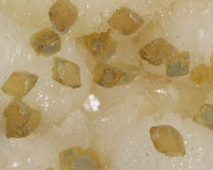 Calcite on Stilbite