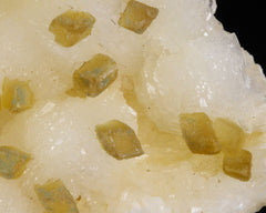 Calcite on Stilbite