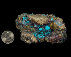 Chrysocolla with Brochantite