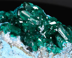 Dioptase with Chrysocolla
