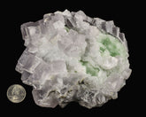 Fluorite, Purple over Fluorite, Green