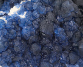 Fluorite, Blue on Quartz