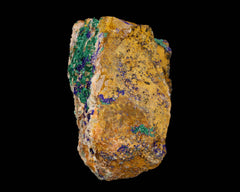 Malachite with Azurite