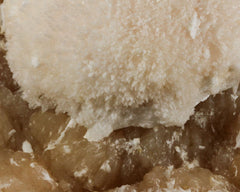 Mesolite Hemispheres on Stilbite