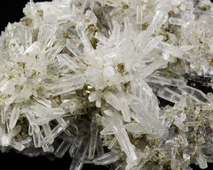 Quartz on Sphalerite