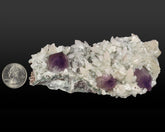 Amethyst Quartz with Calcite