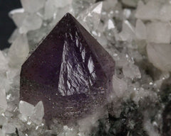 Amethyst Quartz with Calcite