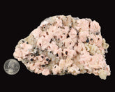 Rhodochrosite with Sphalerite, Quartz