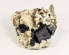 Schorl Tourmaline, Smoky Quartz and Feldspar