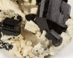 Schorl Tourmaline, Smoky Quartz and Feldspar