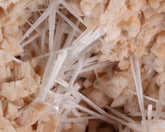 Scolecite on Heulandite