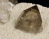 Smoky Quartz with Muscovite on Feldspar