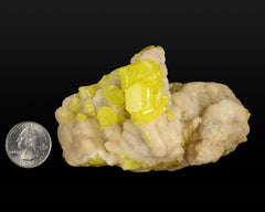 Sulfur on Aragonite