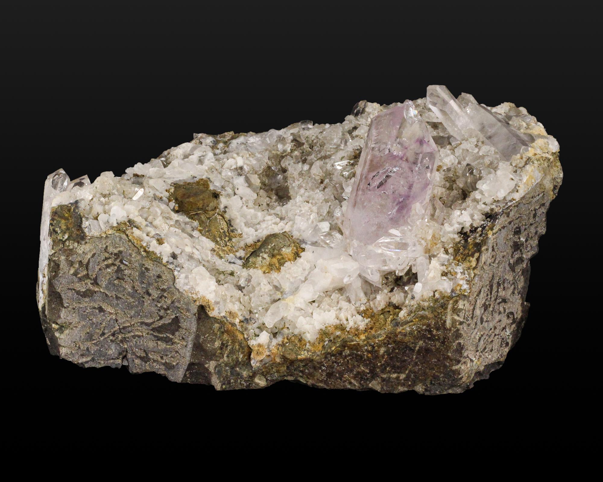 Amethyst on Matrix