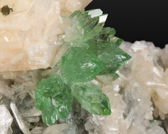 Apophyllite, Green with Stilbite