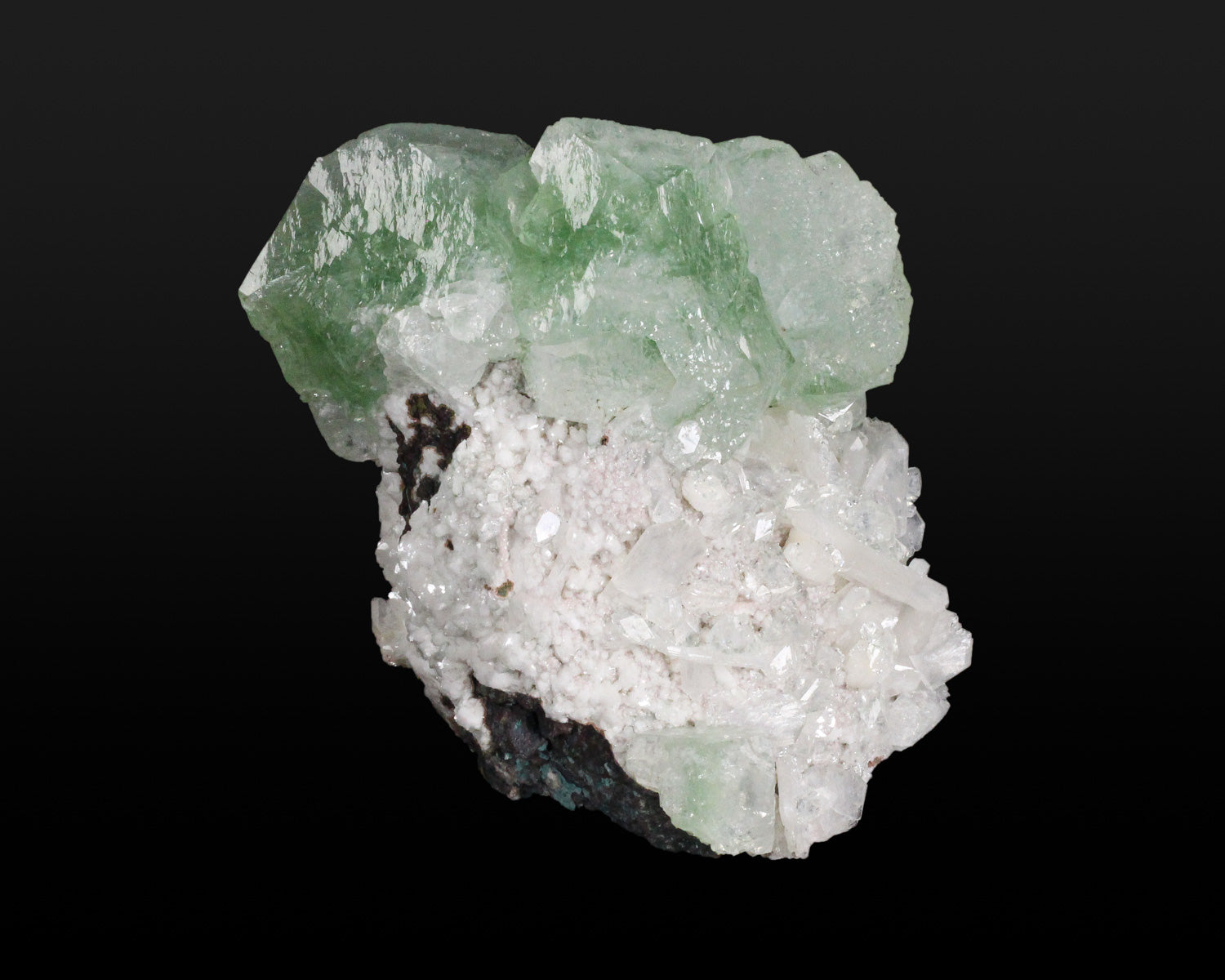 Apophyllite with Stilbite