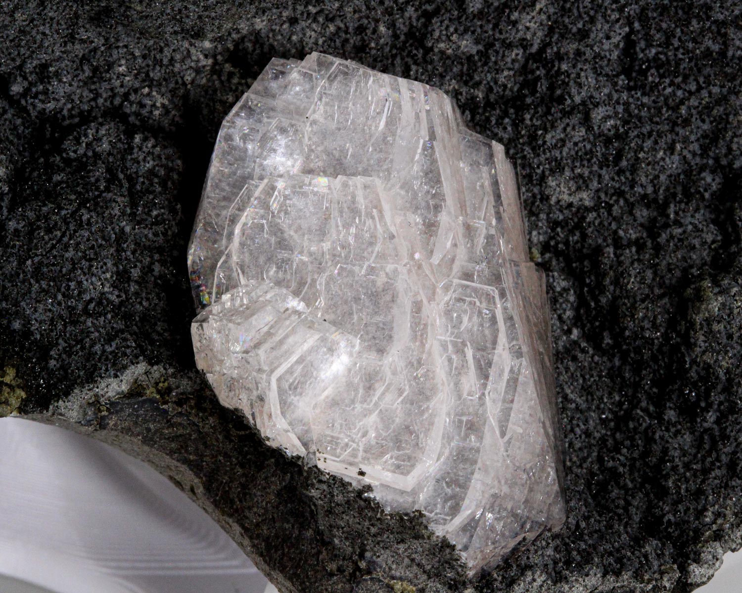 Heulandite in Basalt Geode
