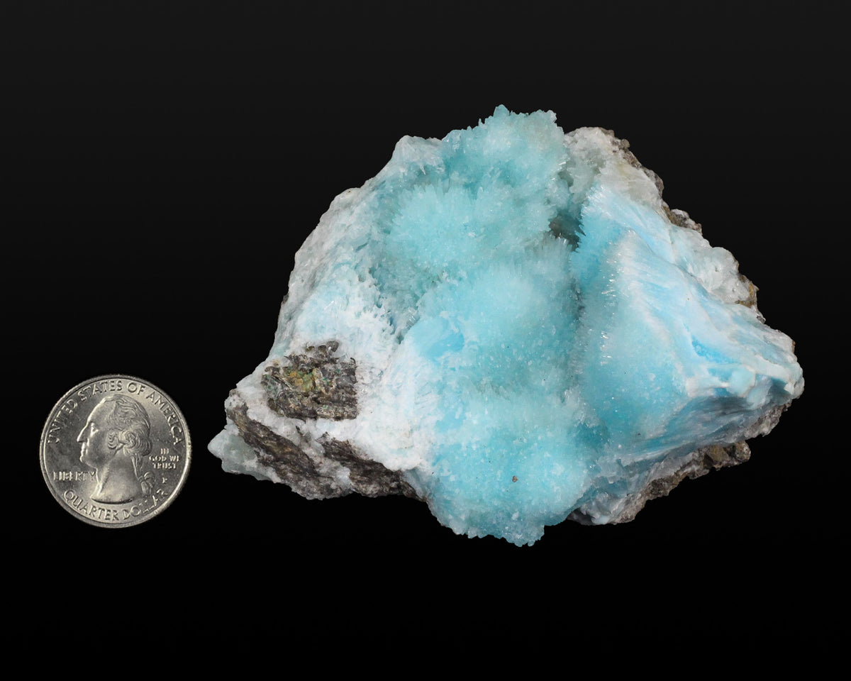 Aragonite, Blue