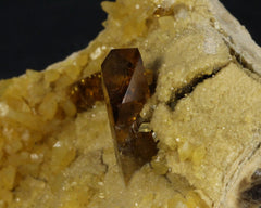 Barite on Calcite