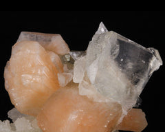 Calcite, Stilbite with Chalcedony