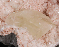 Calcite on Heulandite
