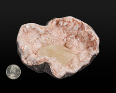 Calcite on Heulandite