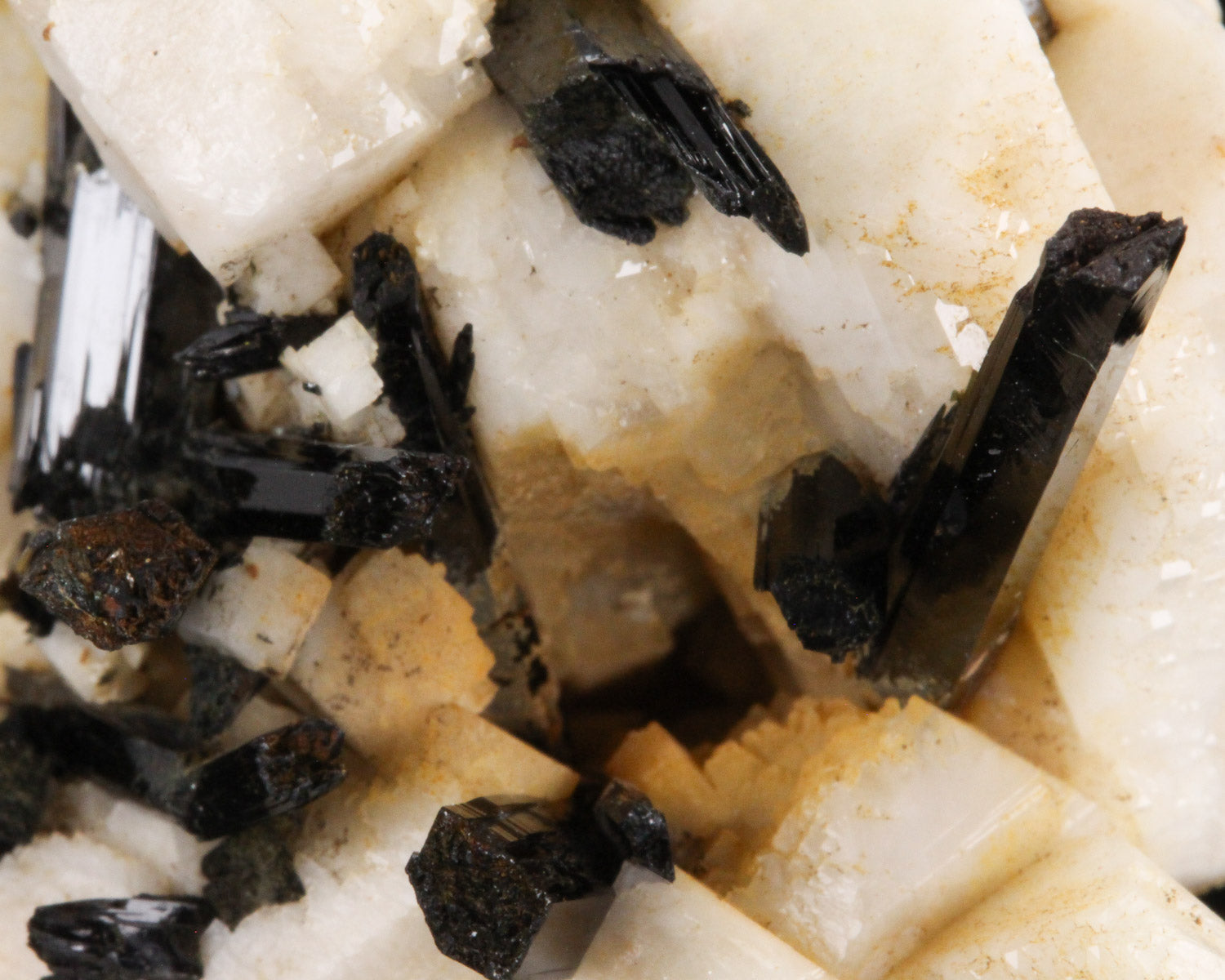 Feldspar with Schorl Tourmaline