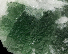 Fluorite with Quartz cast after Calcite