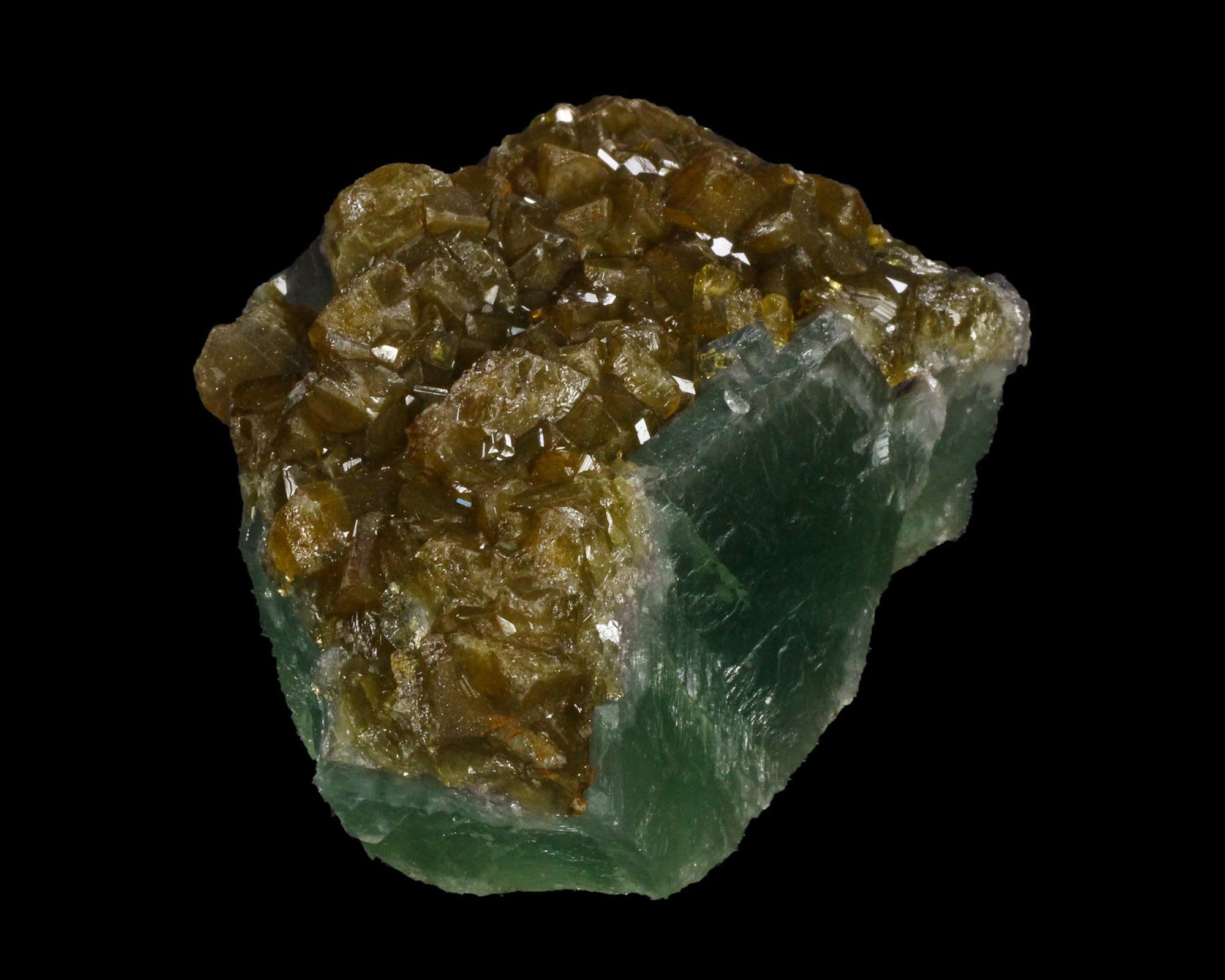 Fluorite with Barite