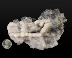 Fluorite with Quartz