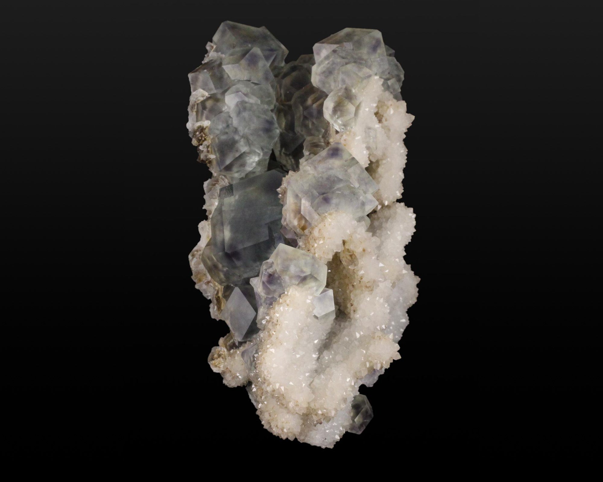 Fluorite with Quartz