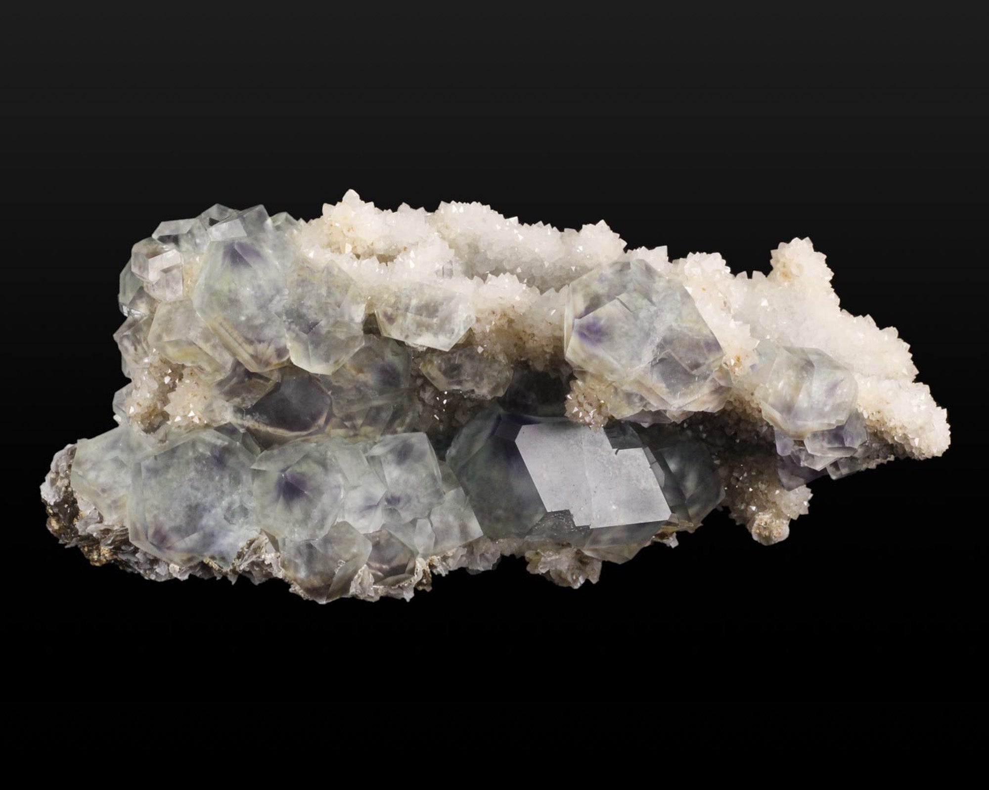 Fluorite with Quartz