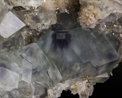 Fluorite with Quartz