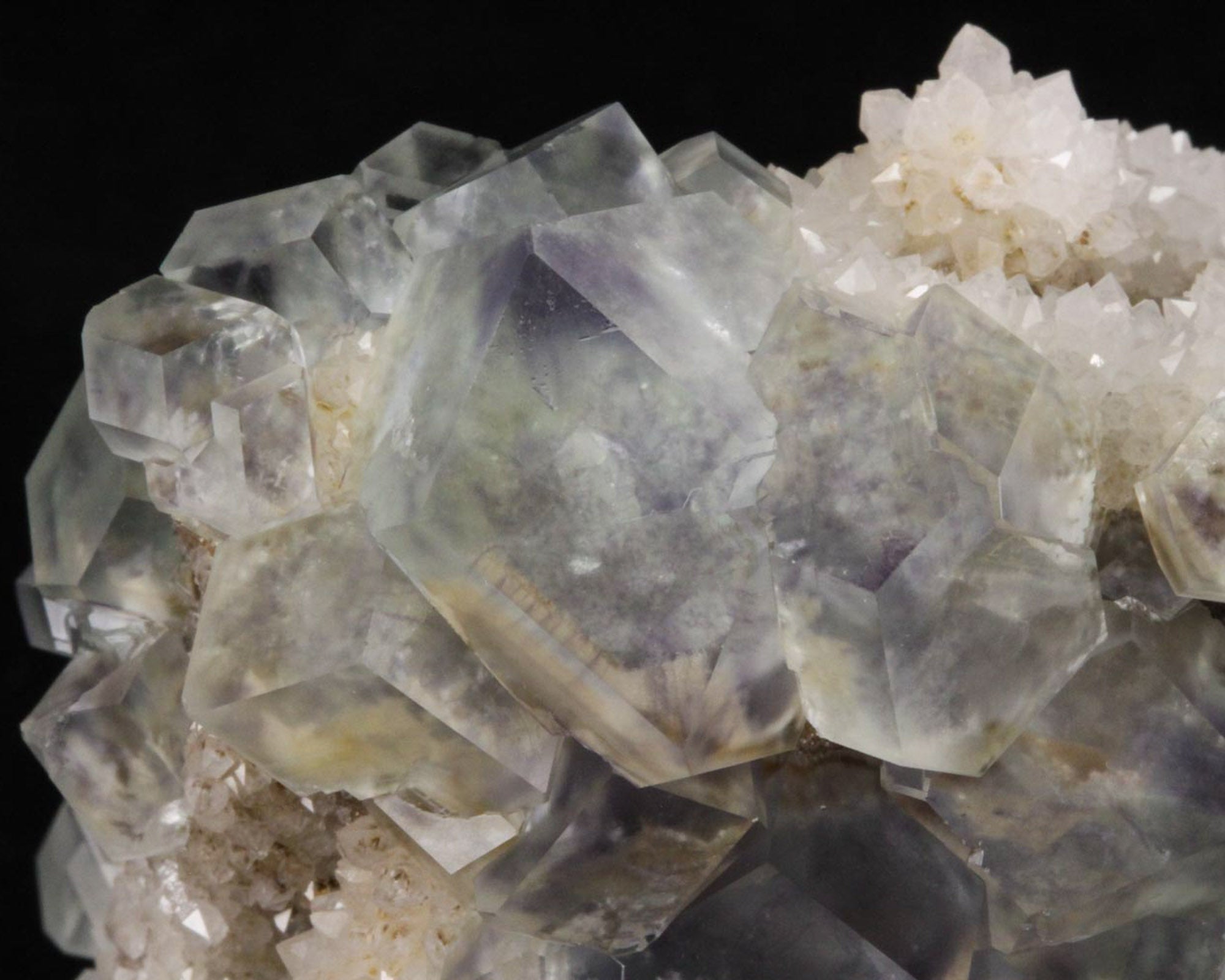 Fluorite with Quartz