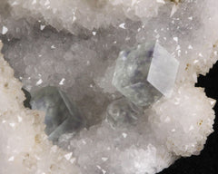 Fluorite with Quartz