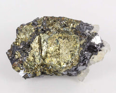 Galena with Calcite, Pyrite